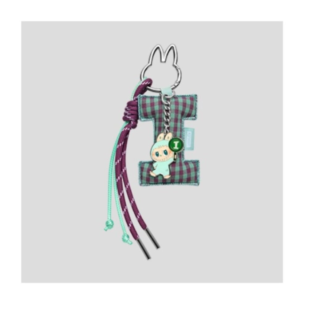 POP MART THE MONSTERS Pin for Love Series Labubu Letter Pendant Keychain (I)